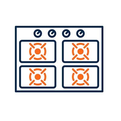 Gas hob installation in Penarth kitchen